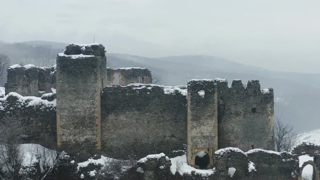 A stronghold from Transylvania during winter time.
The Soimos Fortress is located near Arad - Romania.