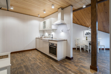 interior of modern kitchen