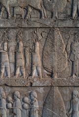 Obraz premium Persepolis, Ceremonial capital of Achaemenid Empire, Fars Province, Iran, Western Asia, Asia, Middle East, Unesco World Heritage Site
