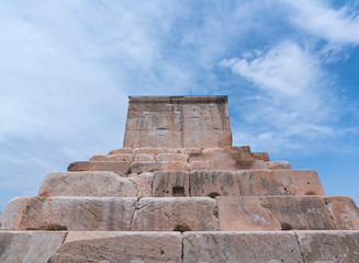 Tomb of Cyrus the Great, Pasargadae, Fars Province, Iran, Western Asia, Asia, Middle East, Unesco World Heritage Site