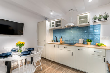 interior of kitchen