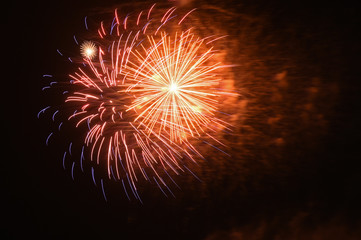 fireworks for July 14