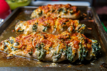 Stuffed Hasselback Chicken