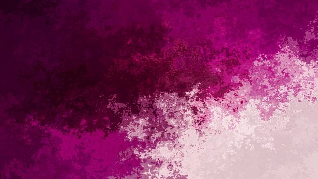 abstract animated twinkling stained background full HD seamless loop video - watercolor splotch liquid effect - color burgundy wine grape red violet magenta old pink