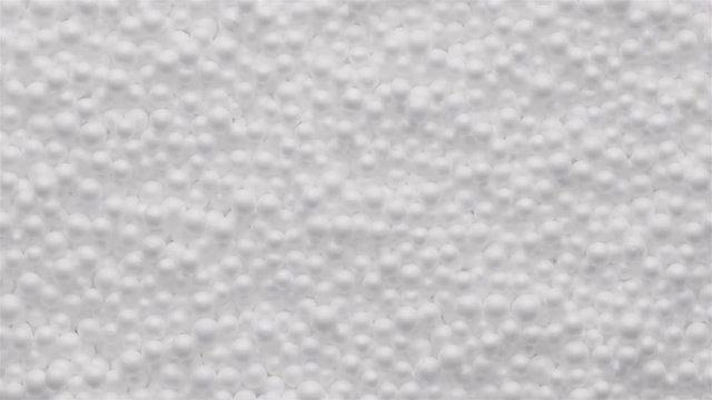 Abstract texture white balls background.