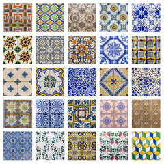 Collage of traditional Portuguese tiles