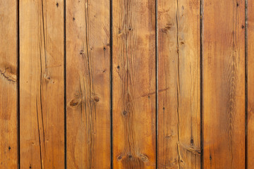 Stained wet deck wooden boards with water drops texture