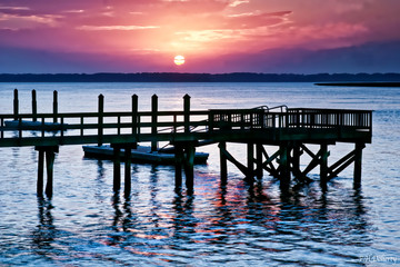 Blue Water Reflections