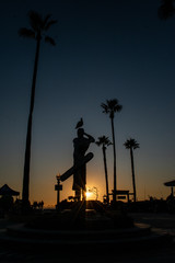 Winter sunset in Newport Beach