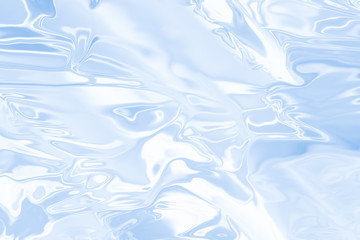 . Blue liquid shiny background.