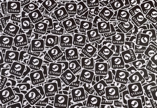 steam, social media background design
