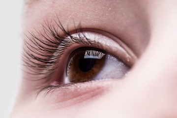 Child's human Eye