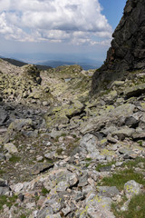 Trail from Scary Lake to Kupens peaks, Rila Mountain, Bulgaria