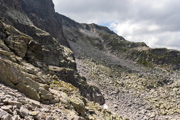 Trail from Scary Lake to Kupens peaks, Rila Mountain, Bulgaria