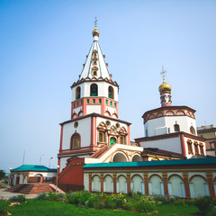 Beautiful summer view of Irkutsk, Russia, Siberia
