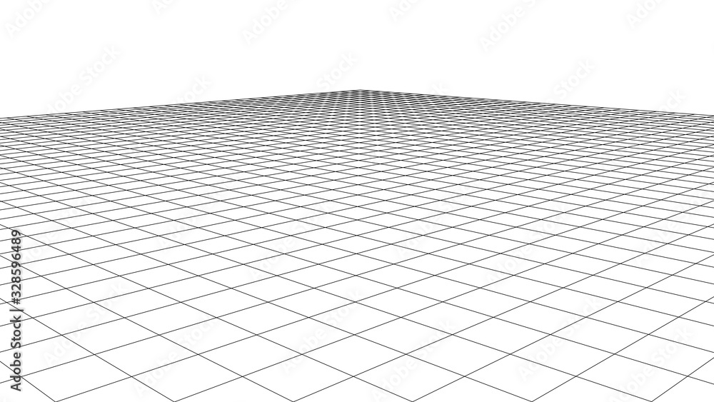 Aufkleber vector perspective grid. detailed lines forming an abstract background