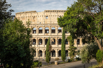 Obraz premium the famous Coliseum of Rome (Colosseum), Lazio, Italy