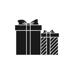 Gift box line vector icon
