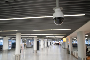 Security Camera In Airport Terminal