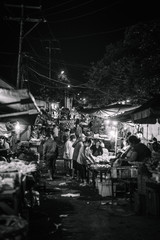 Fototapeta na wymiar asian traditional market activity