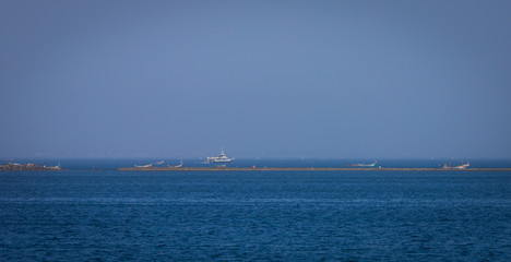 Salida de Pescadores Puerto   de Dakar