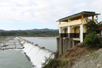 Chico Fluss mit der Staumauer in Tabuk, Kalinga, Kordilleren, Philippinen