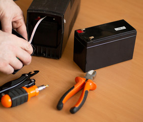 repair of uninterruptible power supply.
