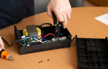 repair of uninterruptible power supply.