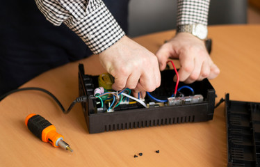 repair of uninterruptible power supply.
