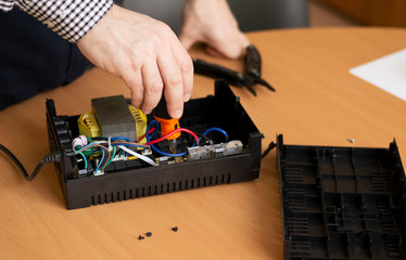 repair of uninterruptible power supply.