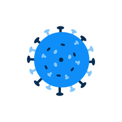 Vector illustration of a virus.