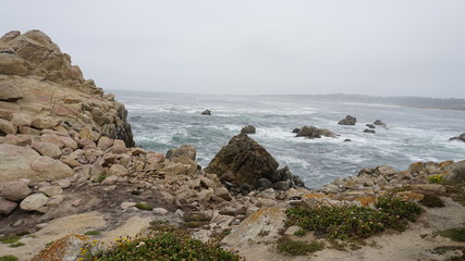 rocks and sea