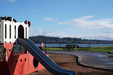 children's  park on the water