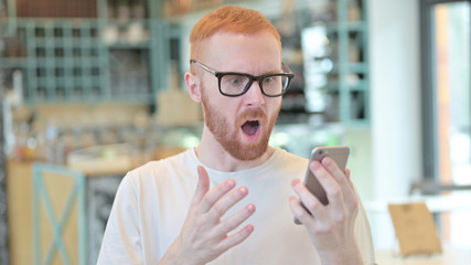 Shock, Stressed Redhead Man Disappointed by Results