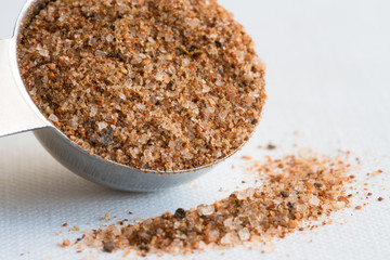 Chile Lime Seasoning Spilled from a Teaspoon