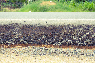 asphalt road repair