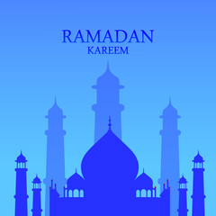 design illustration background ramadan mubarak