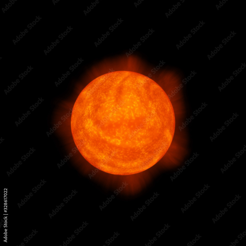 Canvas Prints sun in outer space