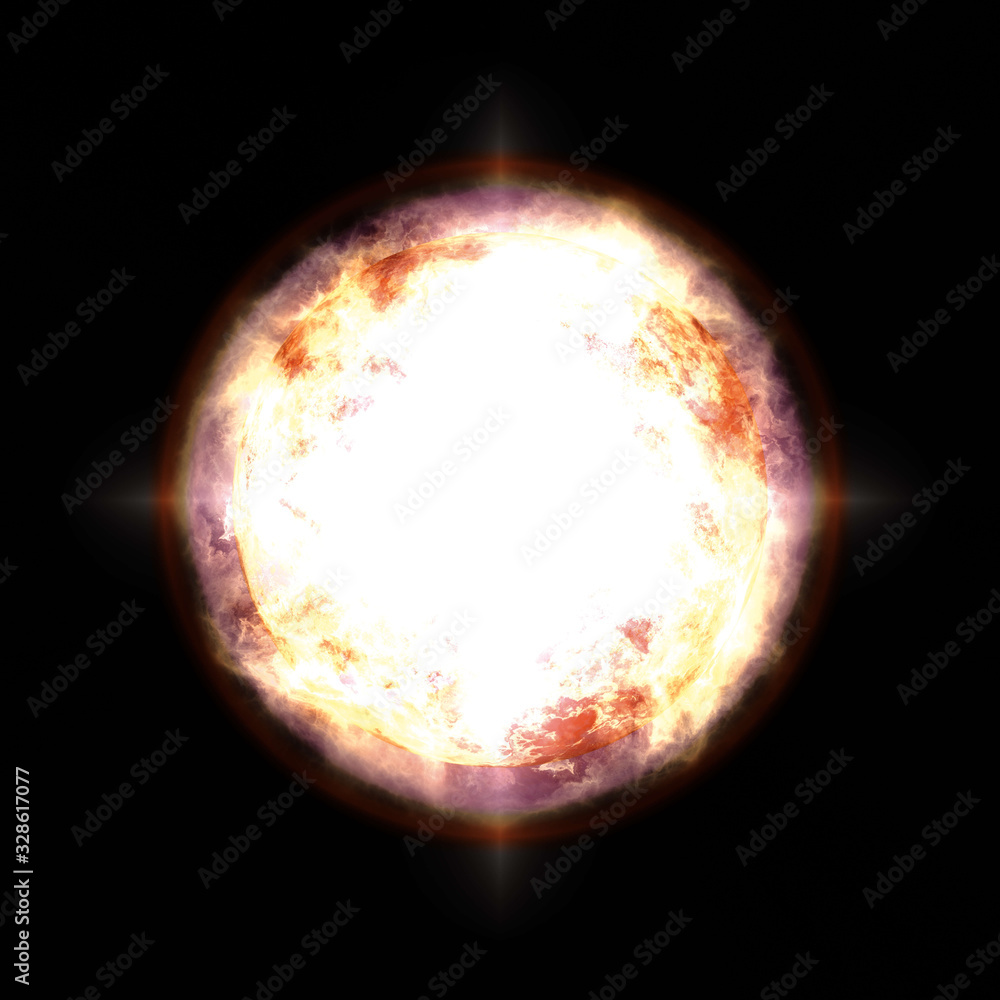Canvas Prints star in outer space