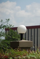 outdoor globe lamp