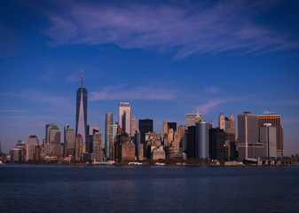 Fototapeta na wymiar ciudad de Manhattan, new york