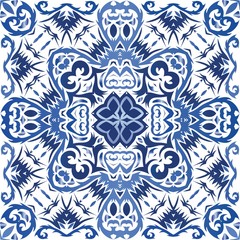 Traditional ornate portuguese azulejo.