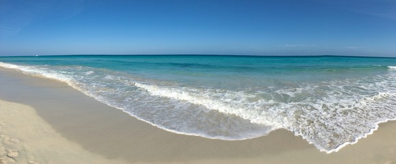 Magnifique plage de Cuba, à Varadero