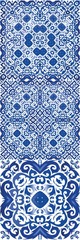 Antique azulejo tiles patchwork.