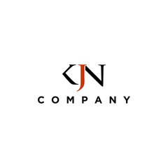 Modern Minimalist Letter KJN Monogram Logo Design in Black and White for Corporate, Tech, and Creative Business Branding Identity
