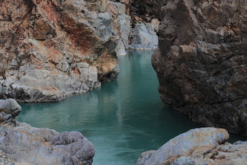 龍王峡　日光　鬼怒川　Ryuou Valley　Kinugawa River.　Nikko City , Tochigi Pref. , Japan