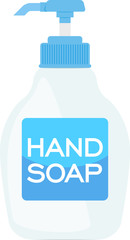 ハンドソープボトルのイラスト