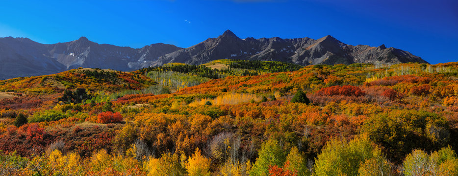 Scenic Dallas divide landscape one of the most photographic locations in Colorado