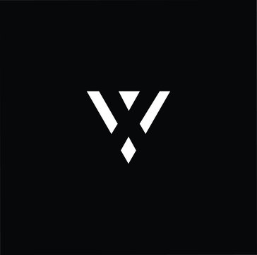 Initial based modern and minimal Logo. V VX XV letter trendy fonts monogram icon symbol. Universal professional elegant luxury alphabet vector design