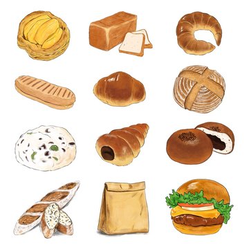 パンのイラスト